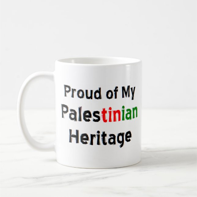 Taza De Café tazón de café de herencia palestina (Izquierda)