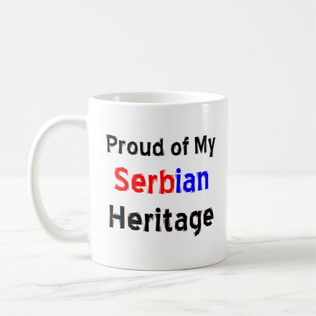 Taza De Café tazón de café de herencia serbia (Izquierda)