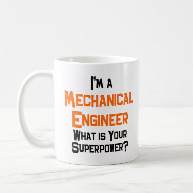 Taza De Café tazón de café de ingeniero mecánico (Izquierda)
