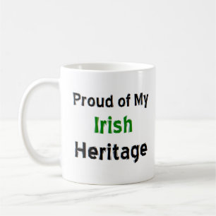 Taza De Café tazón de café de la herencia de irish