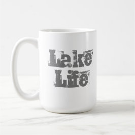 Taza De Café tazón de café de la vida del lago