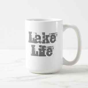 Taza De Café tazón de café de la vida del lago