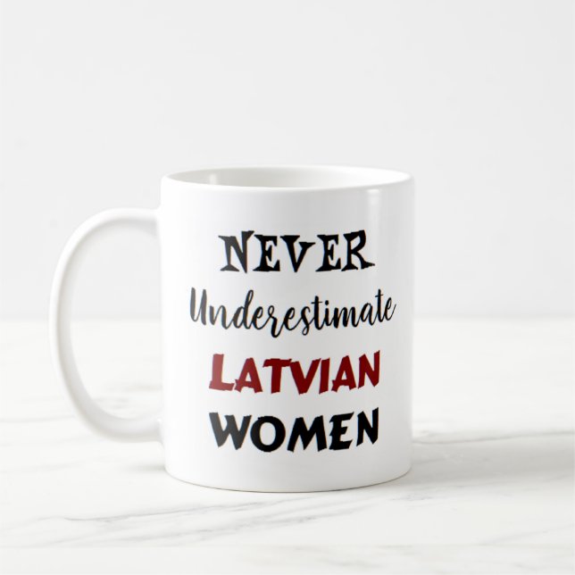 Taza De Café tazón de café de las mujeres letonas (Izquierda)