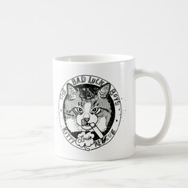 Taza De Café tazón de café de louie (Derecha)
