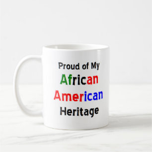 Taza De Café tazón de café del legado de afroamérica