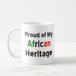 Taza De Café tazón de café del patrimonio africano