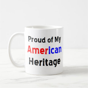 Taza De Café tazón de café del patrimonio americano