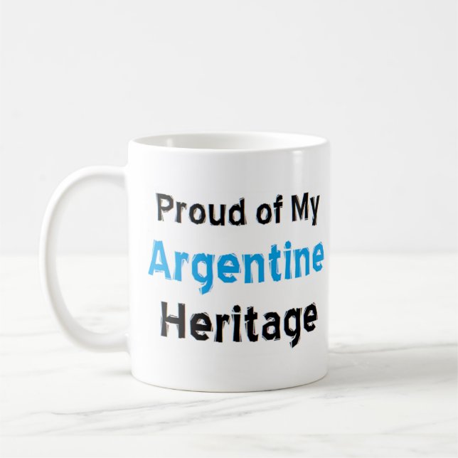 Taza De Café tazón de café del patrimonio argentino (Izquierda)