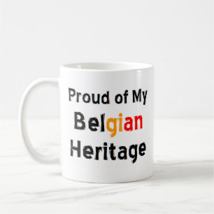 Taza De Café tazón de café del patrimonio belga