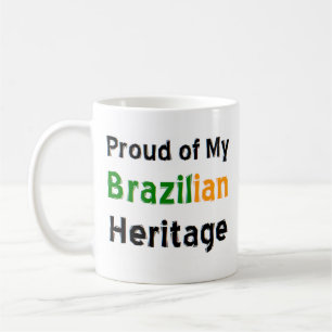 Taza De Café tazón de café del patrimonio brasileño
