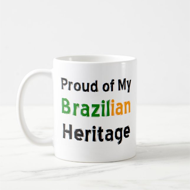 Taza De Café tazón de café del patrimonio brasileño (Izquierda)