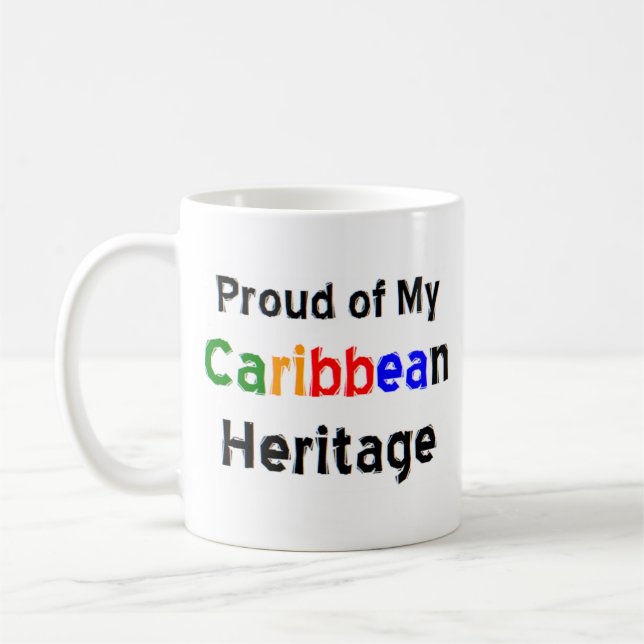 Taza De Café tazón de café del patrimonio caribeño (Izquierda)