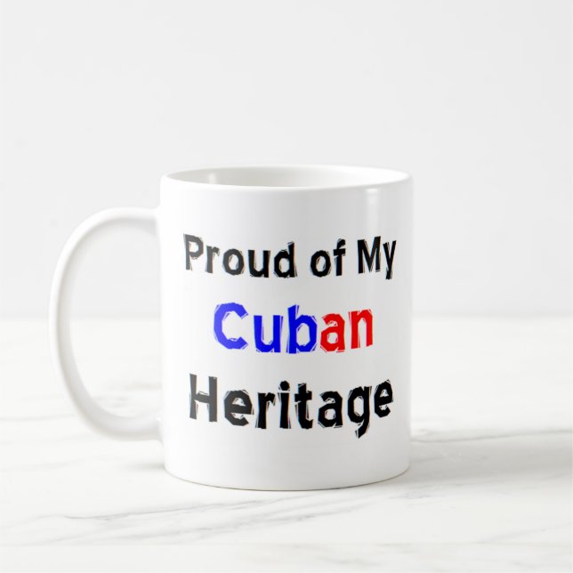 Taza De Café tazón de café del patrimonio cubano (Izquierda)
