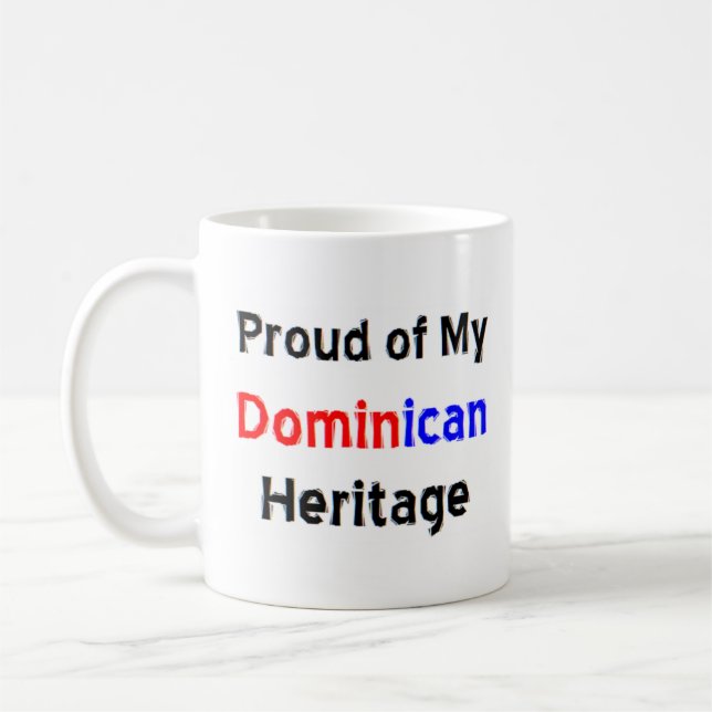 Taza De Café tazón de café del patrimonio dominicano (Izquierda)