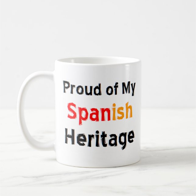Taza De Café tazón de café del patrimonio español (Izquierda)