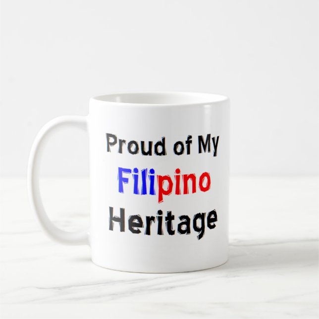 Taza De Café tazón de café del patrimonio filipino (Izquierda)