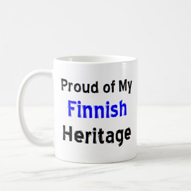 Taza De Café tazón de café del patrimonio finlandés (Izquierda)