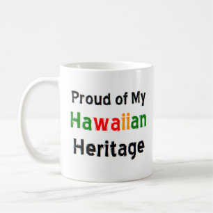 Taza De Café tazón de café del patrimonio hawaiano