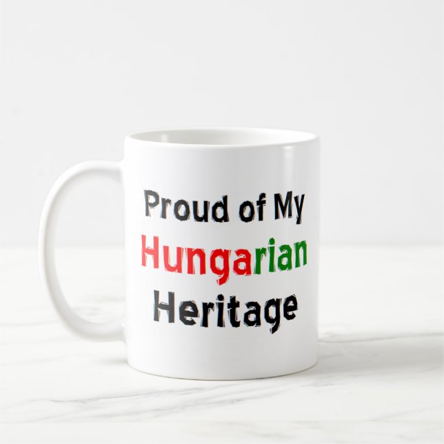 Taza De Café tazón de café del patrimonio húngaro (Izquierda)