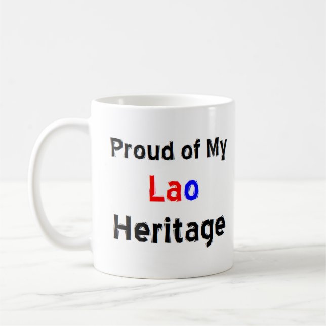 Taza De Café tazón de café del patrimonio lao (Izquierda)