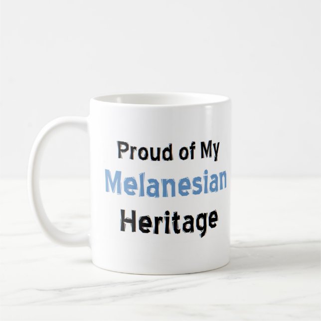 Taza De Café tazón de café del patrimonio melanesio (Izquierda)