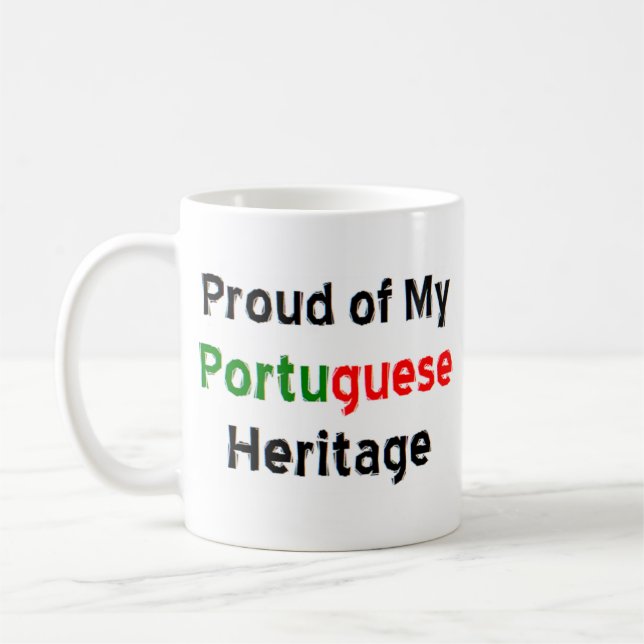 Taza De Café tazón de café del patrimonio portugués (Izquierda)