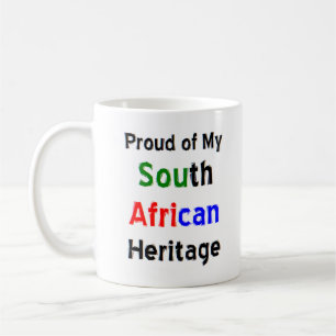 Taza De Café tazón de café del patrimonio sudafricano