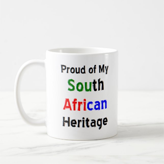 Taza De Café tazón de café del patrimonio sudafricano (Izquierda)