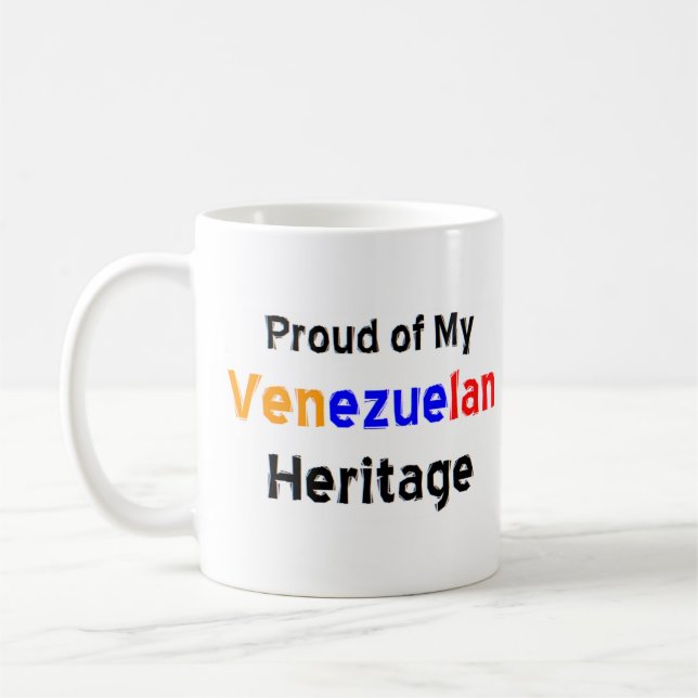 Taza De Café tazón de café del patrimonio venezolano (Izquierda)