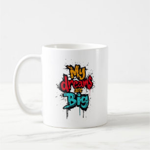 Taza De Café tazón de café motivador estudiantil mis sueños son