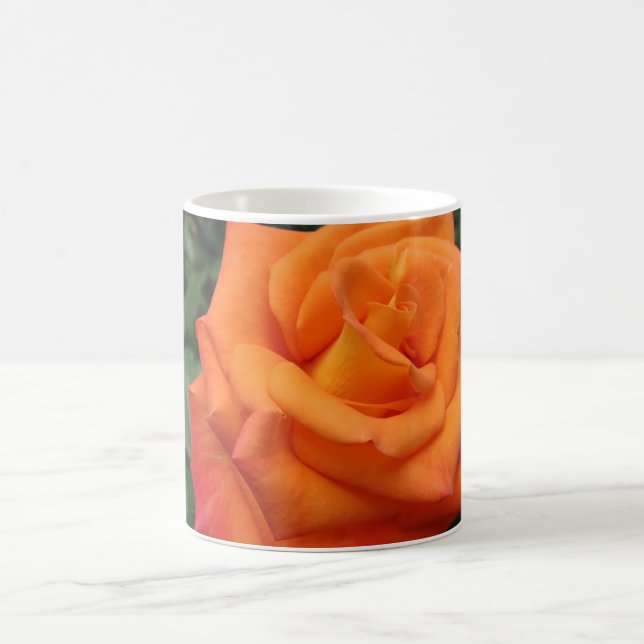 Taza De Café tazón de café rosa naranja (Centro)