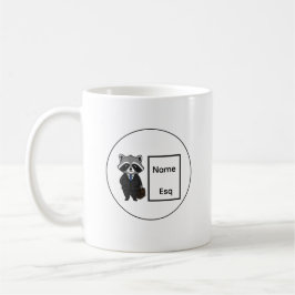Taza De Café Tazón de cerámica decoración de escritorio Mapache