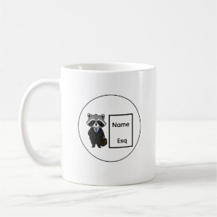 Taza De Café Tazón de cerámica decoración de escritorio Mapache