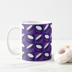 Taza De Café Tazón de cocina azul púrpura Kitchen