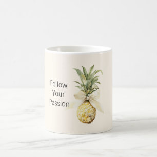Taza De Café Tazón de Crema Piña Tropical Fruta