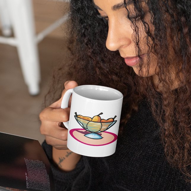 Taza De Café Tazón de Frutas (Subido por el creador)