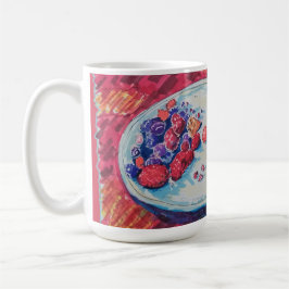 Taza De Café Tazón de Frutas Rojas