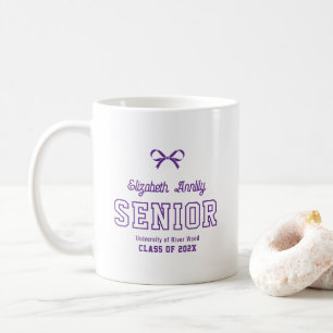 Taza De Café Tazón de graduación de la universidad con año pers