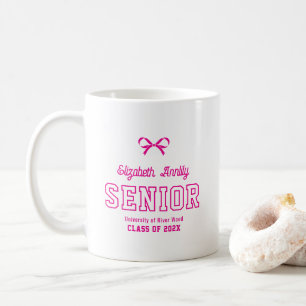 Taza De Café Tazón de graduación de la universidad con año pers