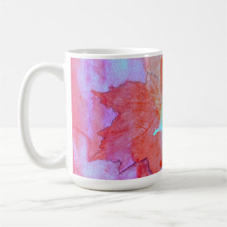 Taza De Café tazón de hojas de otoño