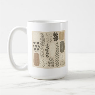 Taza De Café tazón de imagen beige.