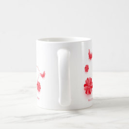 Taza De Café tazón de rutina matutina con flores, día de la mad