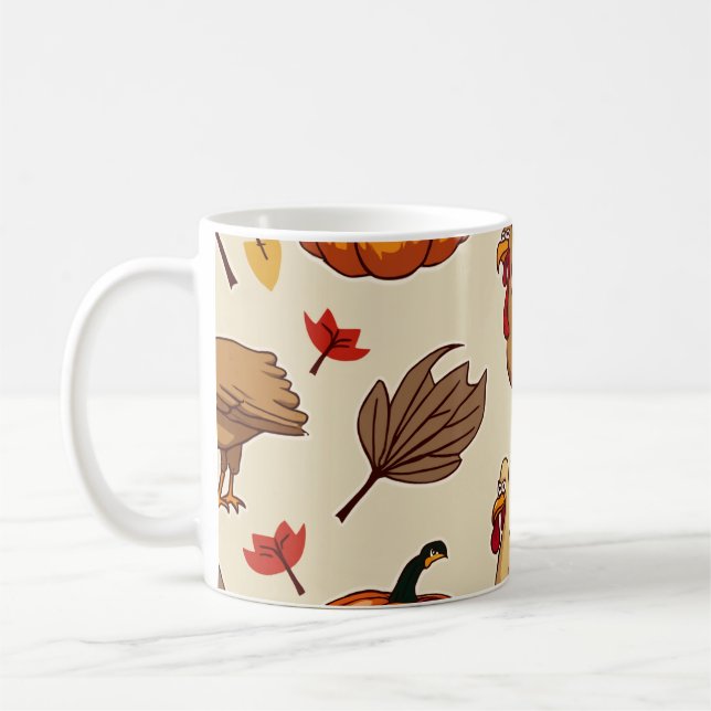 Taza De Café tazón estilo otoño (Izquierda)