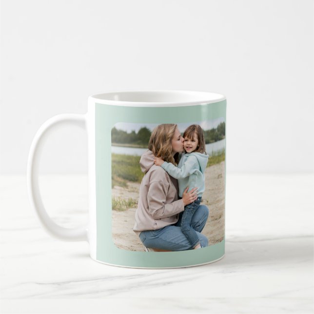 Taza De Café tazón impreso de imagen de Día de la Madre (Izquierda)