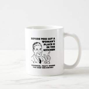 Taza De Café Tazones Divertidos para Mantener Cuchillos en la C