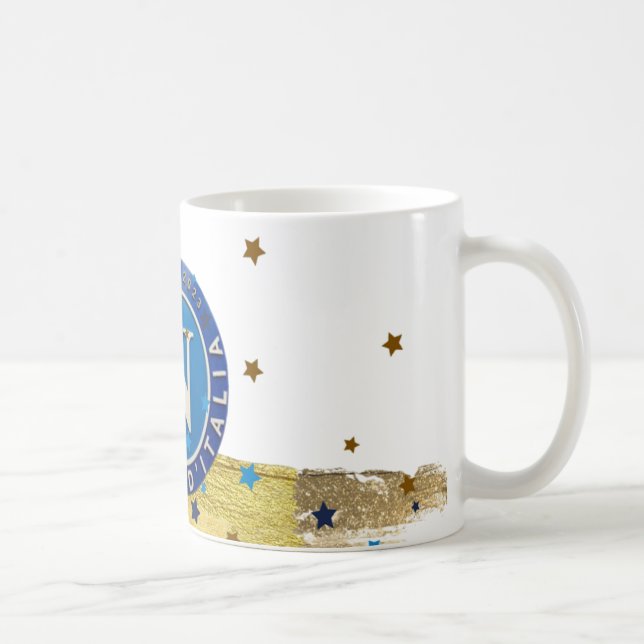 Taza De Café Tazza mug conmemororativa scudetto Napoli 2023 (Derecha)