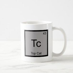 Taza De Café Tc - Camiseta divertida del símbolo del elemento