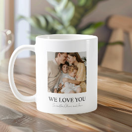 Taza De Café Te Ama Mamá Foto Mug - Familia Personalizada