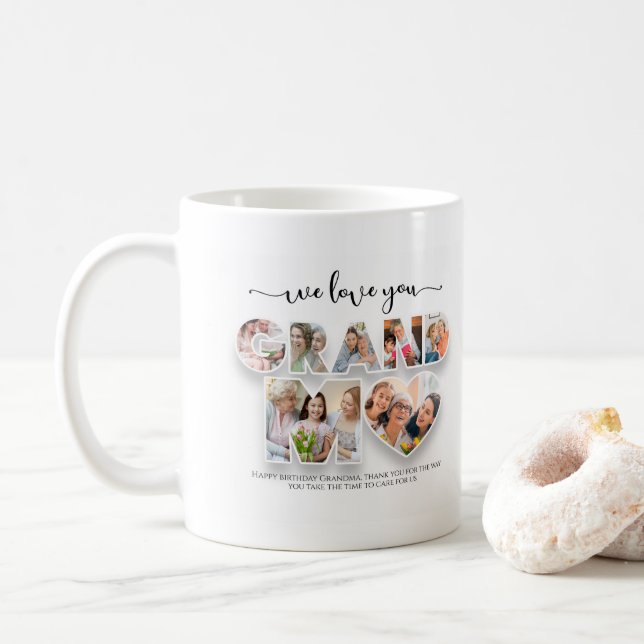 Taza De Café Te Ama Muñeca Fotográfica Abuela (Con donut)