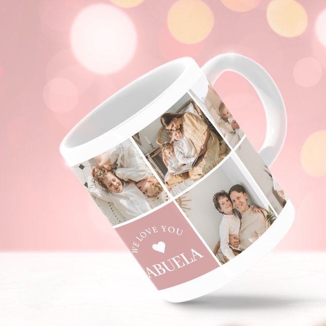 Taza De Café Te amamos Abuela Personalizada Foto Café Mug (Subido por el creador)